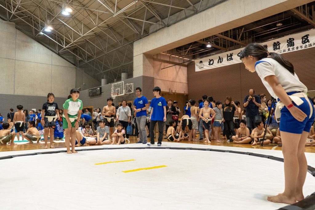 わんぱく相撲新宿区大会 礼