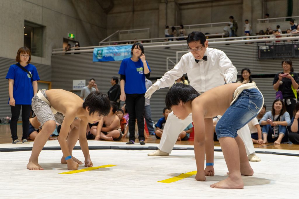 わんぱく相撲新宿区大会 立会