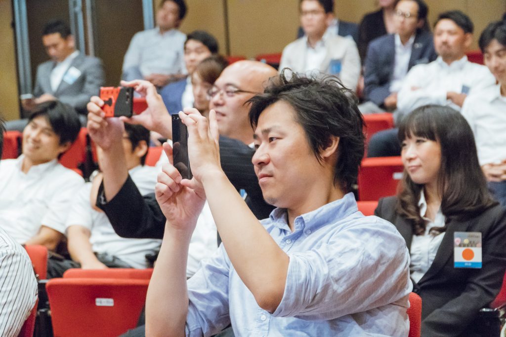 理事当選人立会演説会 観客